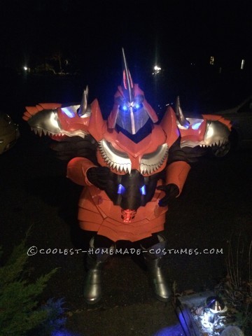 Homemade Dinobot Grimlock Costume - Transformers: Age of Extinction