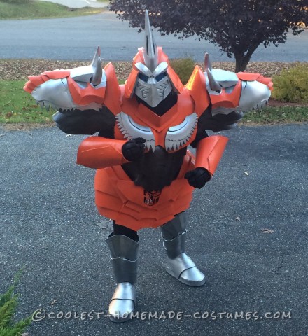 Homemade Dinobot Grimlock Costume - Transformers: Age of Extinction