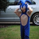 Cool Homemade Sonic the Hedgehogn Costume