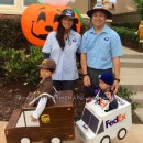 UPS, FedEx and USPS Family Costume - Working Together for On-Time Delivery!