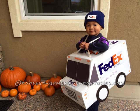 UPS, FedEx and USPS Family Costume - Working Together for On-Time Delivery!