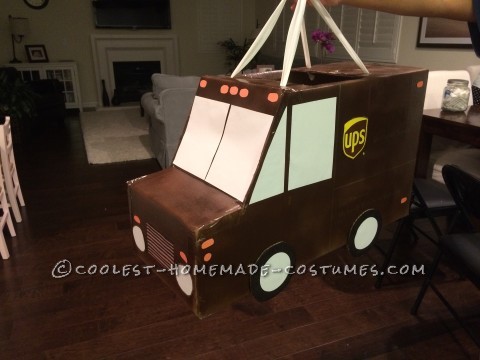 UPS, FedEx and USPS Family Costume - Working Together for On-Time Delivery!