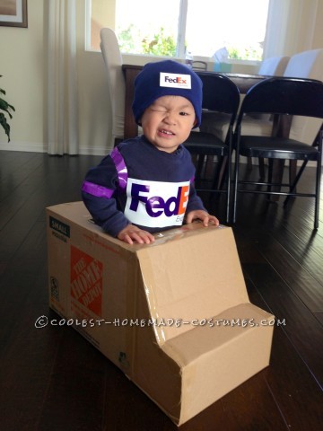 UPS, FedEx and USPS Family Costume - Working Together for On-Time Delivery!