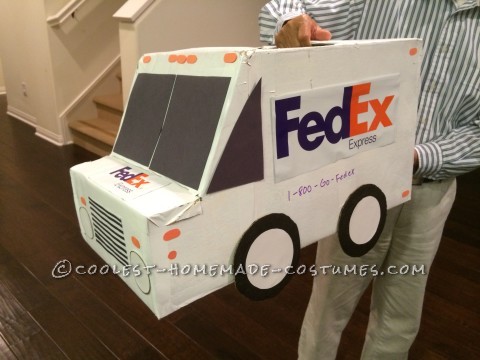 UPS, FedEx and USPS Family Costume - Working Together for On-Time Delivery!