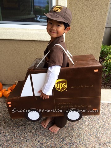 UPS, FedEx and USPS Family Costume - Working Together for On-Time Delivery!