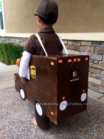 UPS, FedEx and USPS Family Costume - Working Together for On-Time Delivery!