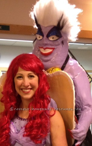 Amazing Ursula and Ariel Little Mermaid Illusion Costume