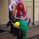 Amazing Ursula and Ariel Little Mermaid Illusion Costume