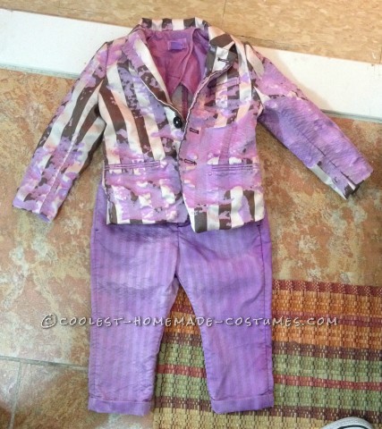 Creative and Unique Homemade Joker Costume for a Toddler