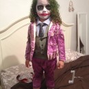 Creative and Unique Homemade Joker Costume for a Toddler