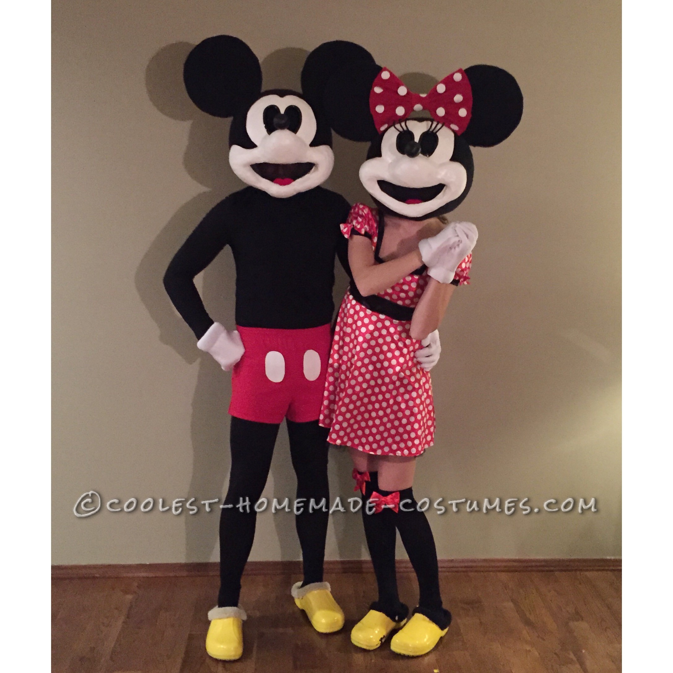Vintage Mickey and Minnie Mouse Costume