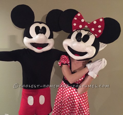 Vintage Mickey and Minnie Mouse Costume