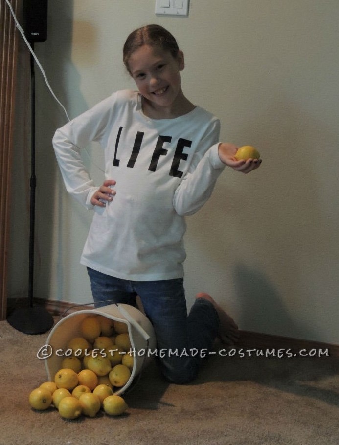 When Life Hands You Lemons Homemade Costume