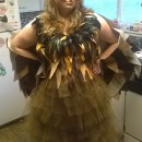 Homemade Whimiscal Owl Costume for a Woman