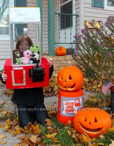 Homemade Crane Game Costume