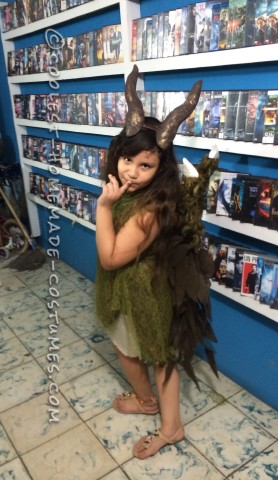 Young Maleficent Homemade Disney Costume