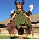 Young Homemade Maleficent Costume - Only If She Could Fly!