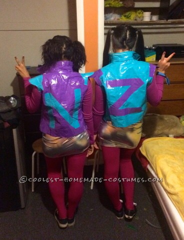 Homemade Zenon and Nebula Best Friends Costume