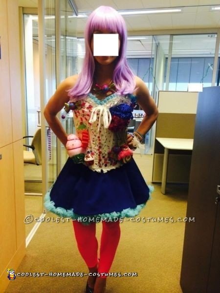 Cool Homemade Katy Perry Candyland Costume