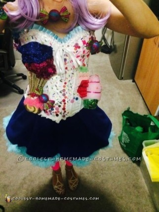 Cool Homemade Katy Perry Candyland Costume