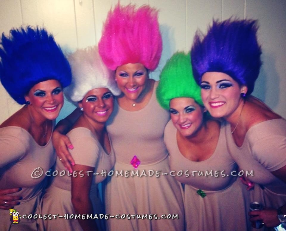 Fun Treasure Trolls Group Costume