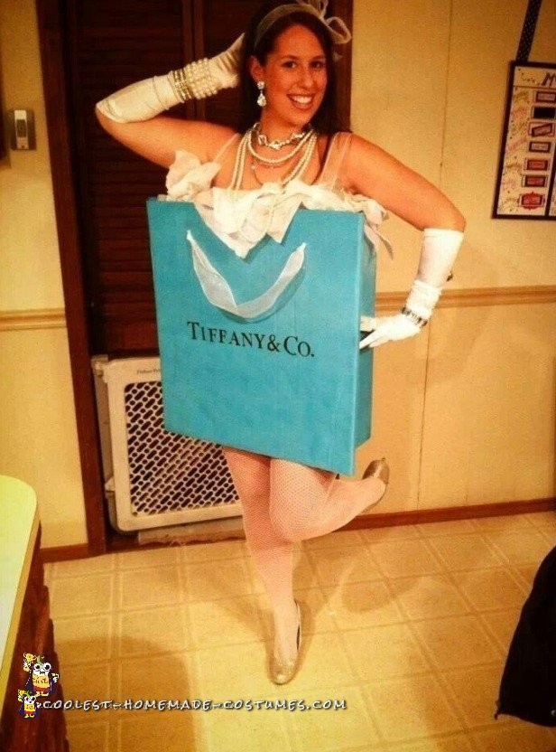 Cutest Homemade Tiffany & Co. Box Costume