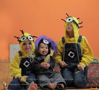 Awesome Homemade Despicable Me 2 Family Costume