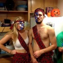 Easy Badass Braveheart Couple Costume