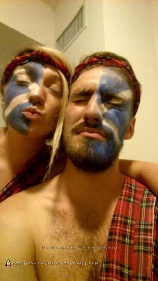 Easy Badass Braveheart Couple Costume