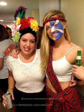Easy Badass Braveheart Couple Costume