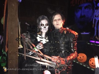 Coolest Handmade Edward Scissorhands Costume