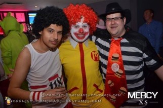 Ronald and the Hamburglar Couple Costume