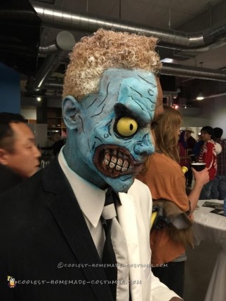 Batman Two-Face Costume and Makeup