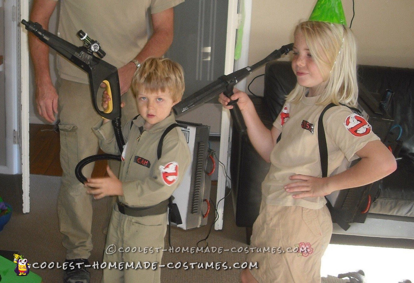 DIY Ghostbusters Costumes for a Ghostbusters Party