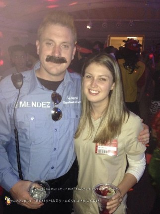 Piper and Officer Mendez (Pornstache) Couple Costume