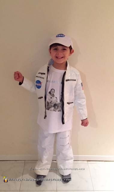 Stylish Duct Tape Neil Armstrong Costume for a Boy