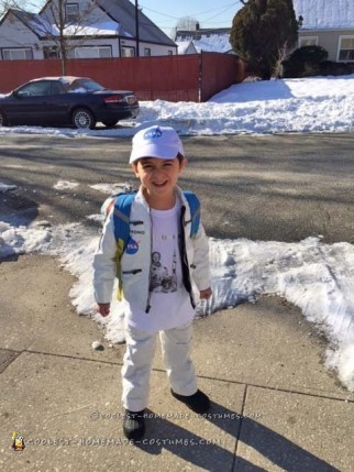 Stylish Duct Tape Neil Armstrong Costume for a Boy