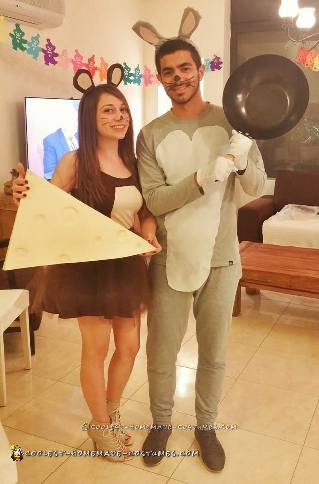 Tom and Jerry Homemade Couple Costume