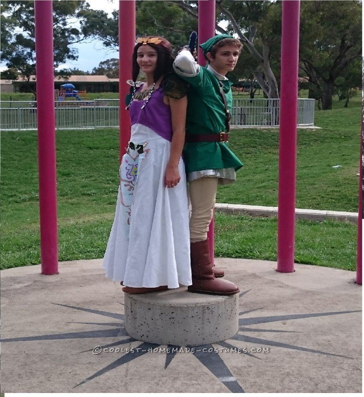 Link and Zelda couples costume