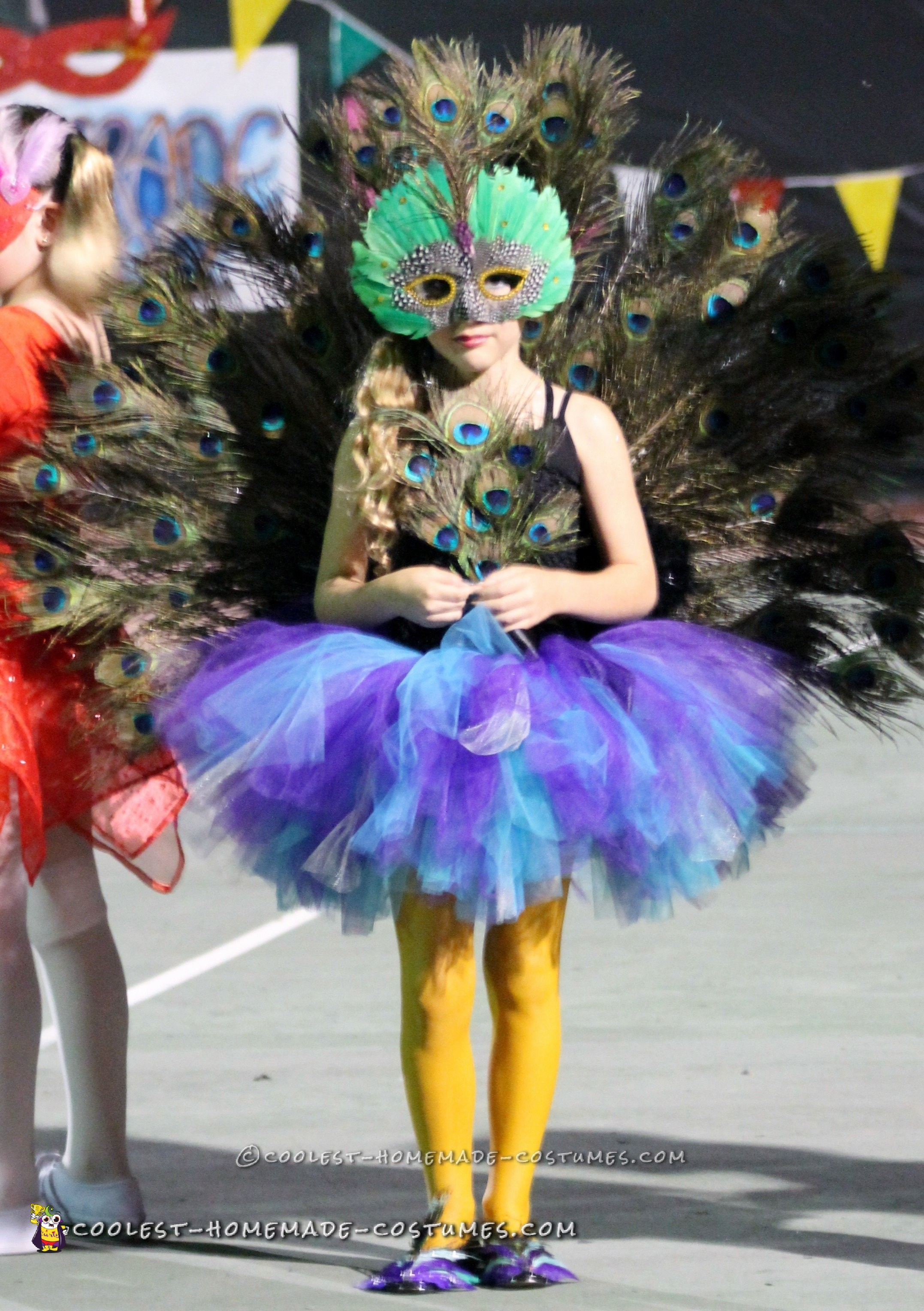 Stunning Girls Peacock Costume