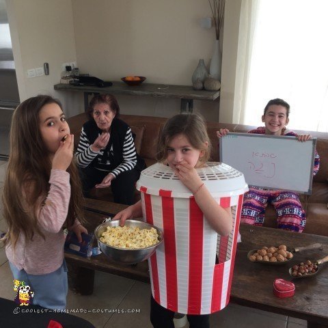 Eating all the Popcorn!