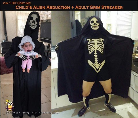 Child's Alien Abduction Costume Becomes Adult Grim Streaker