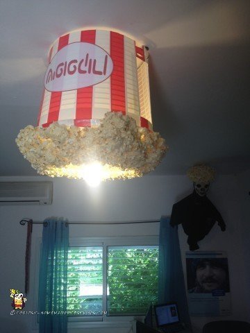 Popcorn Costume Lampshade!