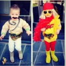 Hulk Hogan and Jake the Snake DIY Toddler Costumes