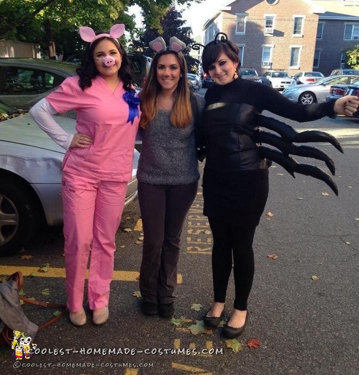 Coolest Charlotte's Web Girl Group Costume
