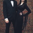 Cool Morticia and Gomez Addams Couple Costume