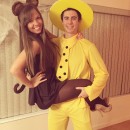 Man in the Yellow Hat and Curious George Couple Costume