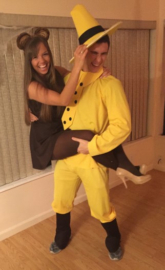 Man in the Yellow Hat and Curious George Couple Costume