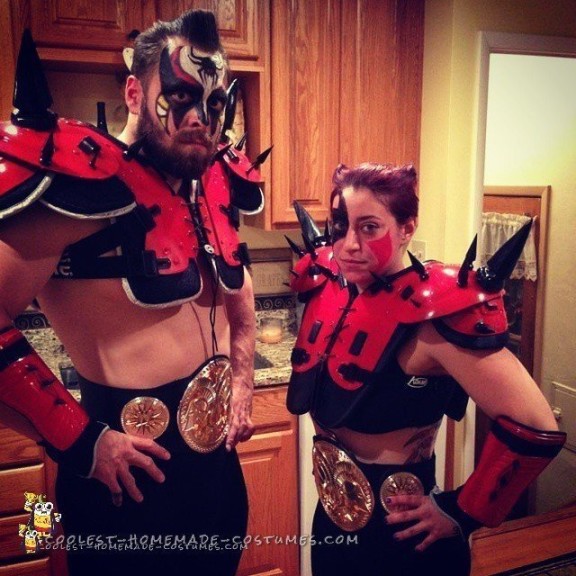 Contest-Winning DIY Couple Costume: Legion Of Doom - The Road Warriors