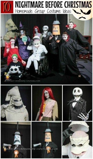 Awesome Nightmare Before Christmas Group Costume